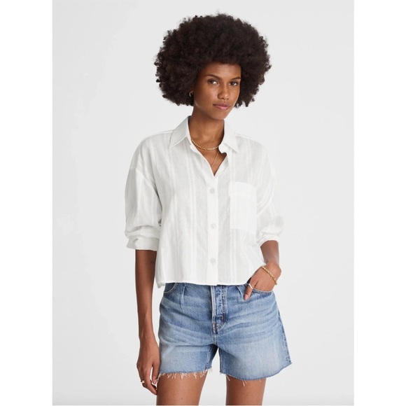Madewell White Button Down